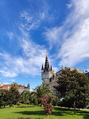 beautiful architecture in Area of ​​​​Europe in the city of Batumi Georgia
