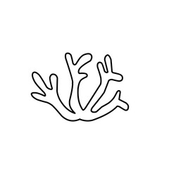 coral and seaweed icon