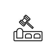 Mole Game Whack icon outline collection in black and on white background