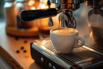 Morning Coffee Brewing Setup