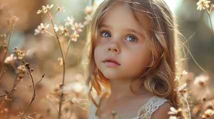 Fototapeta premium Little girl