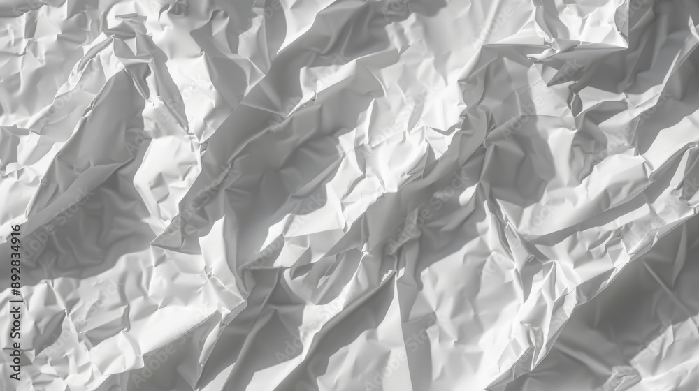 Poster a close-up shot of a blank sheet of paper in a simple, yet elegant composition