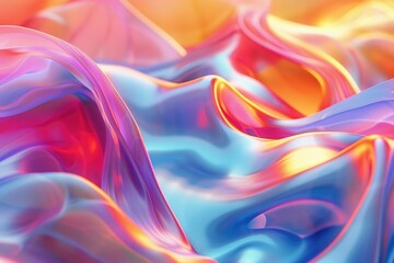 Obraz premium Detailed image of vibrant fabric weave