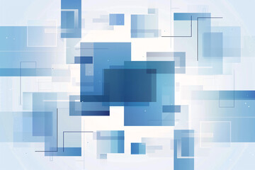 lue geometric shapes overlapping with varying opacity creating a dynamic abstract design