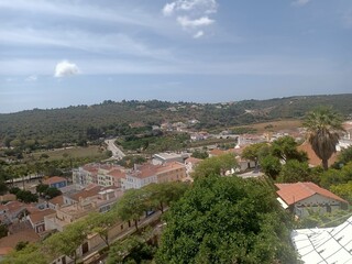Obraz premium Panoramic view on the town