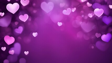 purple heart bokeh background
