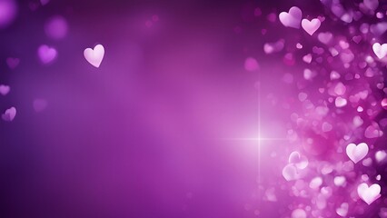 purple heart bokeh background