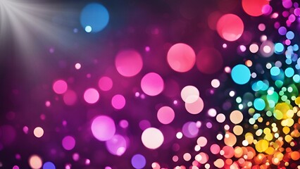 purple bokeh background