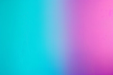 Fototapeta premium Abstract gradient background with turquoise blue smoothly transitioning to pink, ideal for design projects, websites and social media