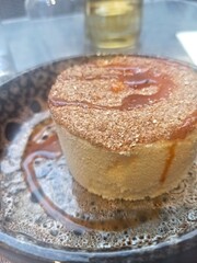 Grand Marnier and orange souffle