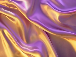 Obraz premium A luminous gold backdrop with a solid lavender color. 32k, full ultra hd, high resolution