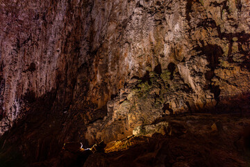 Grotta Gigante one of the largest stalactite caves in the World