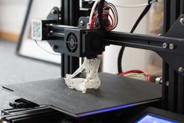 3d printer in process
