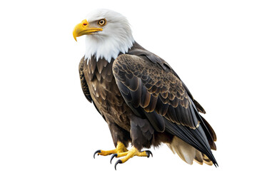 Obraz premium Close-Up Portrait of a Bald Eagle