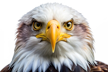 Obraz premium Close-Up Portrait of a Bald Eagle