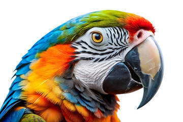 Fototapeta premium Colorful Macaw Parrot Close-Up