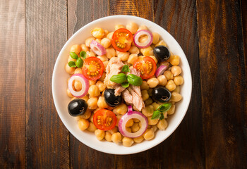 Ensalada de garbanzos