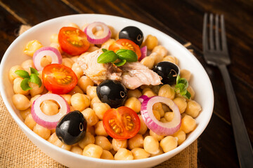 Ensalada de garbanzos