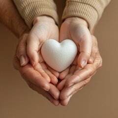 Fototapeta premium Organ donation day, an impactful image highlighting the importance of organ donation, and cardiology diseases, lifesaving consequences of organ transplants for patients in need