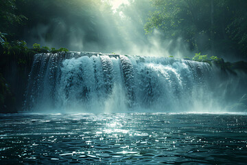 Hydropower plants utilizing flowing water to generate renewable electricity, reducing carbon emissions and supporting sustainable energy