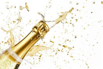 Uncork the Sparkling New Year's Eve with a Golden Burst of Life