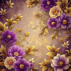 background with flowers