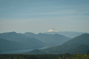 Mocho choshuenco volvcano south of chile