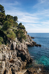 Stunning views of the Saint Jean Cap Ferrat peninsula on the French Riviera