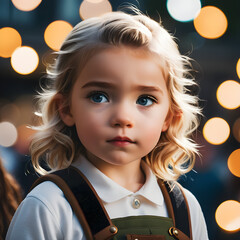 portrait of a little girl