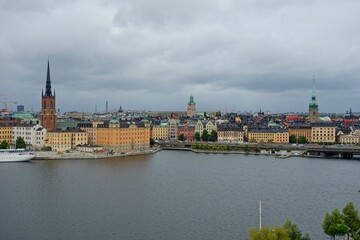 Fototapeta premium Stockholm, the capital of Sweden, quickly became one of my favorite stops in Europe