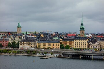 Fototapeta premium Stockholm, the capital of Sweden, quickly became one of my favorite stops in Europe