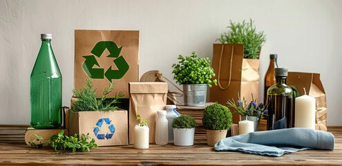 Ecologically compatible products that can be recycled, reused and reprocessed in a circular economy to conserve resources
