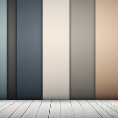 Room interior empty wall architecture light floor blank gallery 3d design home frame exhibition open window render space illustration hall apartment art