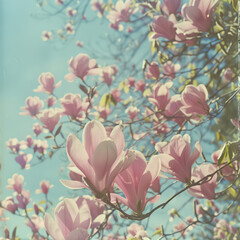 Realistic Floral Collection: Vibrant Blooms Including Pink Roses, Lavender Fields, Sunflowers, Daisies, Red Tulips, Cherry Blossoms, Orchids, Poppies, and More, Captured with a Vintage Photo Aesthetic