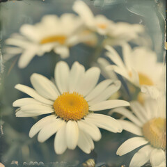 Realistic Floral Collection: Vibrant Blooms Including Pink Roses, Lavender Fields, Sunflowers, Daisies, Red Tulips, Cherry Blossoms, Orchids, Poppies, and More, Captured with a Vintage Photo Aesthetic