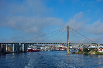 Taking a ferry from the Norweigan city of Stavanger