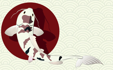 Koi carp, Japanese style