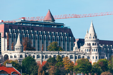 Fisherman's Bastion in Budapest, Hungary, Europe