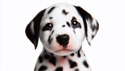 Niedlicher Dalmatiner Welpe