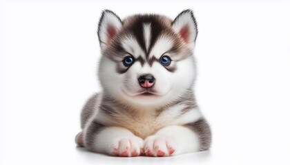 Obraz premium Niedlicher Husky Welpe