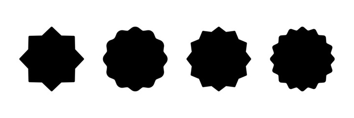 Badge icon vector isolated on white background. Awards icon. Achieve. Stamp