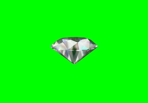 diamond on white