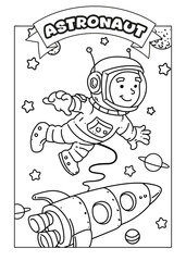 Occupations Coloring Pages for Kids