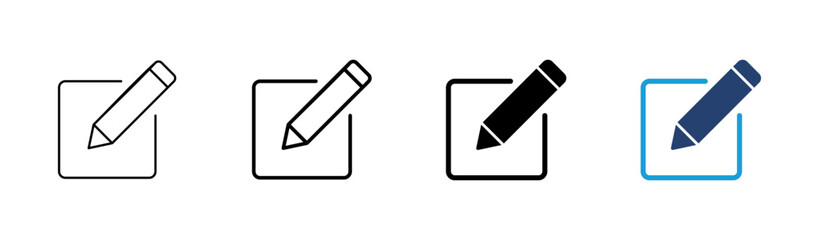 Edit icon set. edit document icon. edit text icon. pencil. sign up