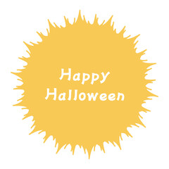 シンプルでかわいいハロウィンのフレーム