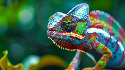 Obraz premium カメレオン