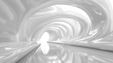 white futuristic background