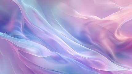 Fototapeta premium Soft pastel hues blending in an ethereal abstract light background, perfect for serene and tranquil designs