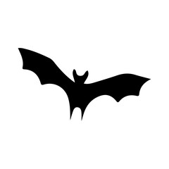 Bat halloween clip art design on plain white transparent isolated background for card, shirt, hoodie, sweatshirt, apparel, card, tag, mug, icon, poster or badge