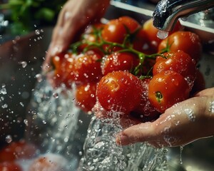 Washing Tomatoes A Guide to Safe Food Handling Hygiene Practices in the Kitchen, Expert Tips for Clean Vegetables